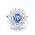 S925 Sterling Silver Sapphire Ring | Bespoke Moment