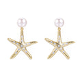 Freshwater Pearl Starfish Earrings – S925 Sterling Silver | Bespoke Moment