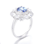 S925 Sterling Silver Sapphire Ring | Bespoke Moment