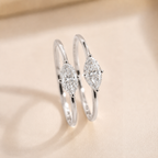 9K Gold - 0.5ct - Marquise Diamond Ring  | Bespoke Moment Recommendation