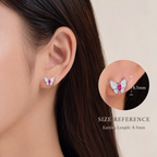 S925 Sterling Silver Lab-Created Ruby Stud Earrings | Bespoke Moment