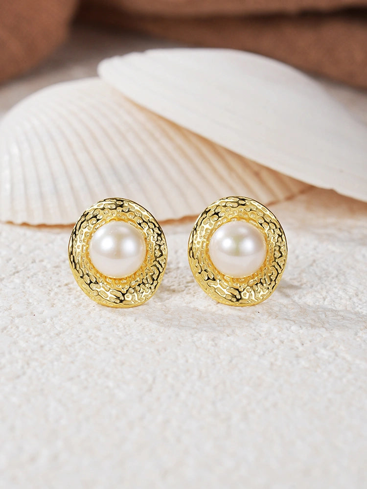 Freshwater Pearl Earrings – 925 Sterling Silver | Bespoke Moment Gifts Selection