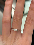 18K gold - 0.5ct marquise-cut lab grown diamond | Bespoke Moment
