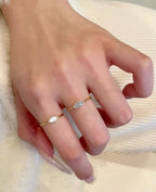 9K Gold - 0.5ct - Marquise Diamond Ring  | Bespoke Moment Recommendation