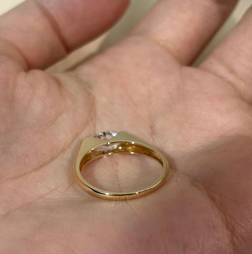18K gold - 0.5ct marquise-cut lab grown diamond | Bespoke Moment