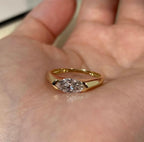 18K gold - 0.5ct marquise-cut lab grown diamond | Bespoke Moment